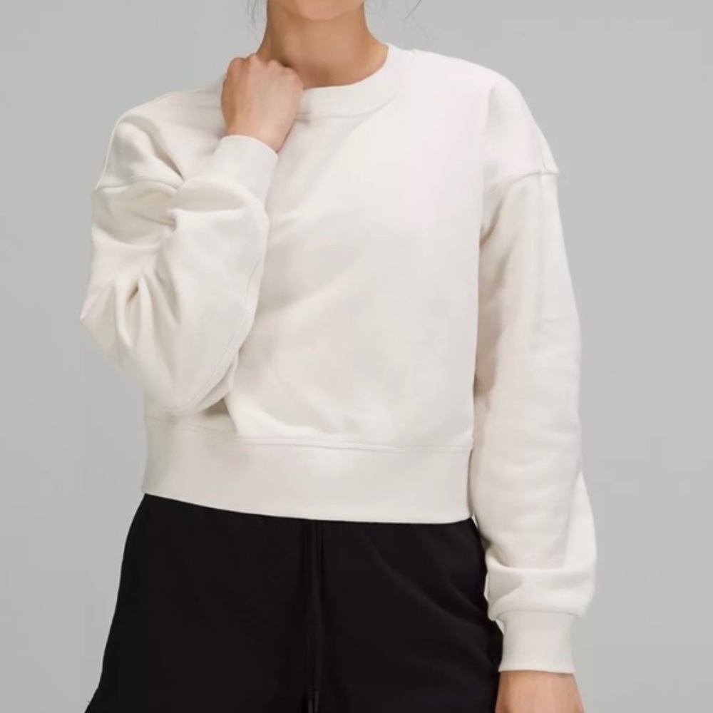 Lululemon Softstreme Perfectly Oversized Cropped Crew